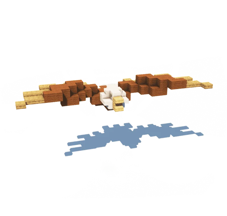 巨鹰雕像(The Great Eagle)建筑教程