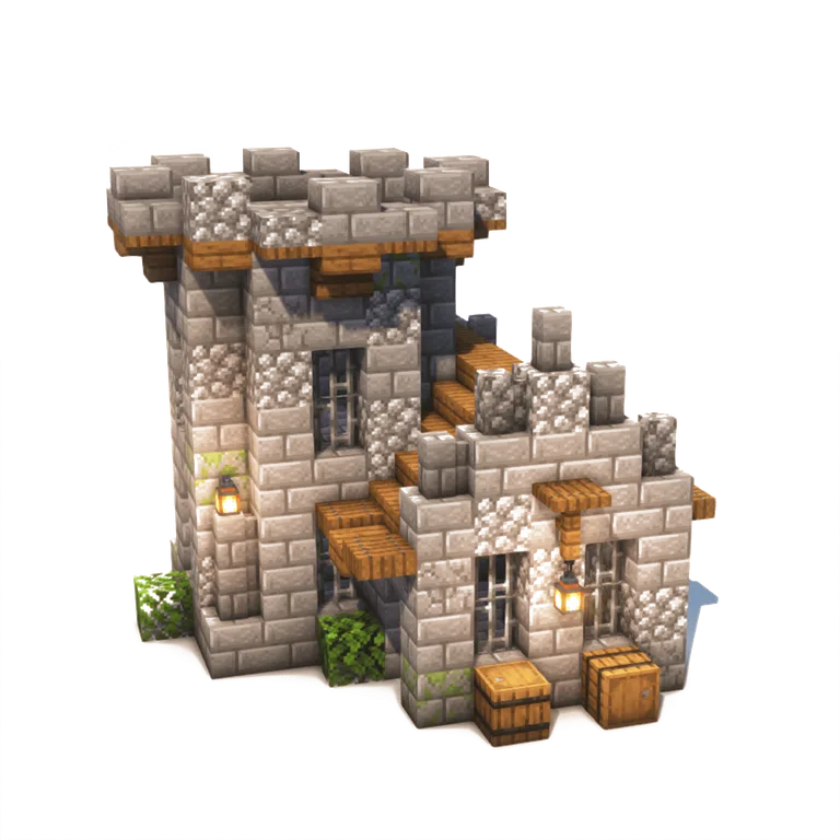 迷你城堡(Tiny Castle)建筑教程