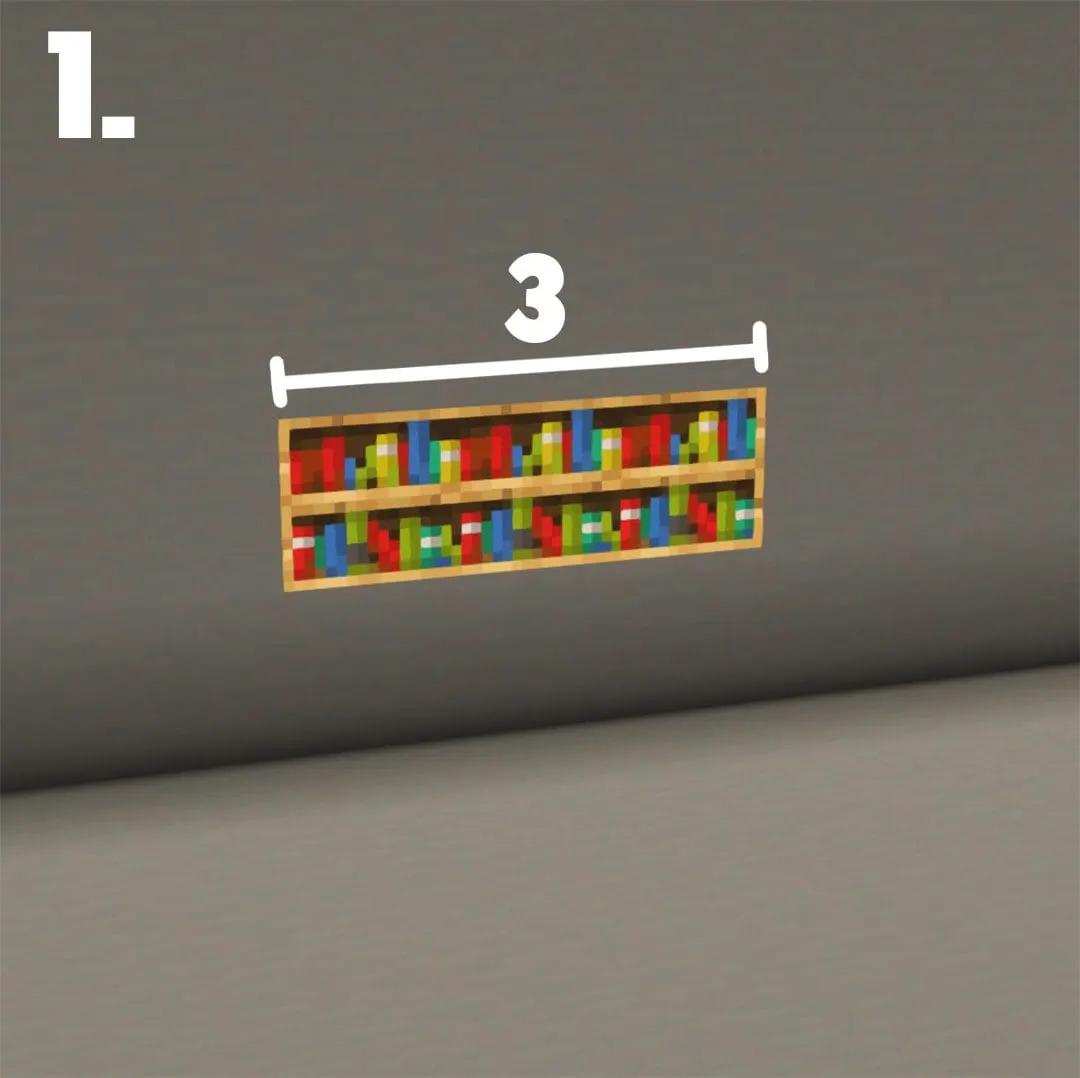 迷你乡村书架（Tiny Rustica Bookshelf）建筑教程 第 1 步