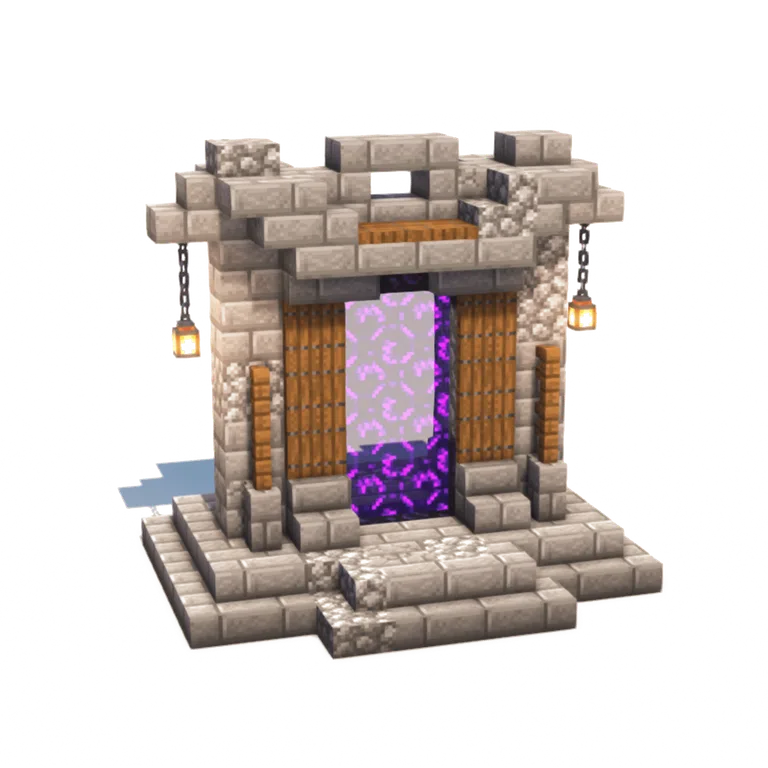 跨维度地狱门(Transdimentional Nether Portal)建筑教程