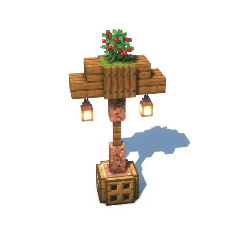浆果灯柱(Very Berry Lantern)建筑教程