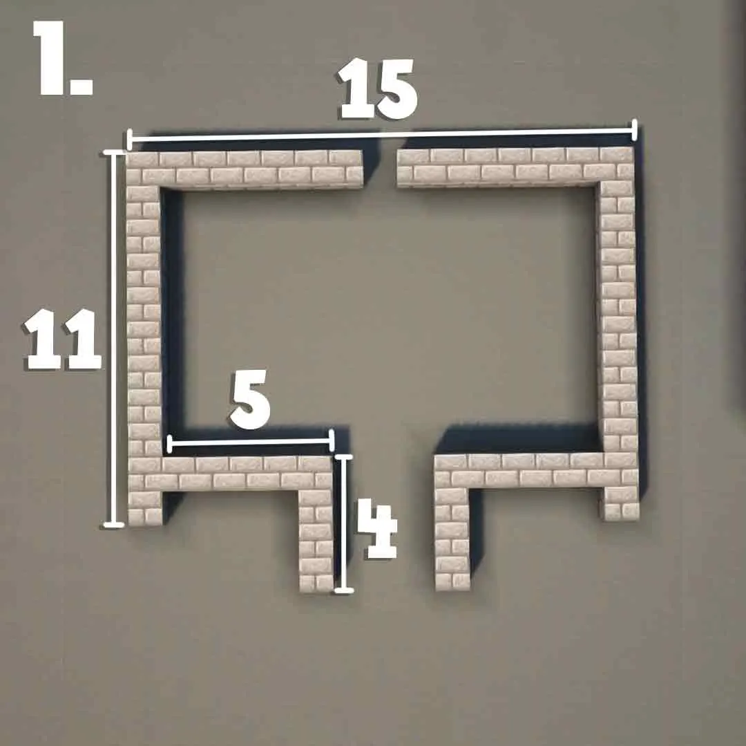 伍德伯里石木宅（Woodbury Modern House）建筑教程 第 1 步