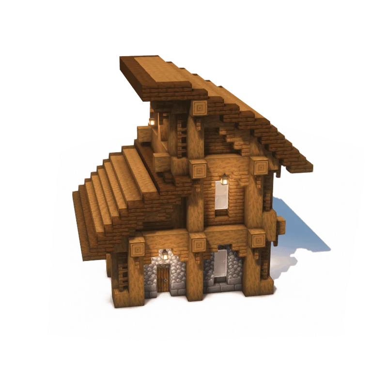 林地建筑师生存屋(Woodland Survival Architect House)建筑教程