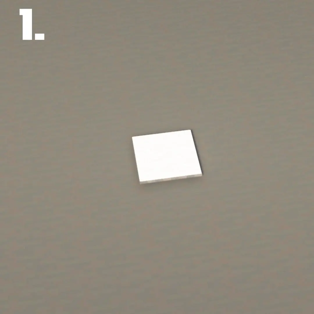 阴阳图（Ying & Yang）建筑教程 第 1 步