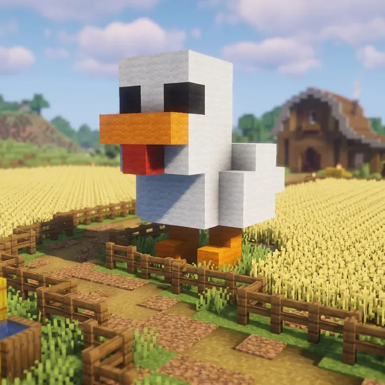 鸡雕像（Chicken Statue）建筑教程