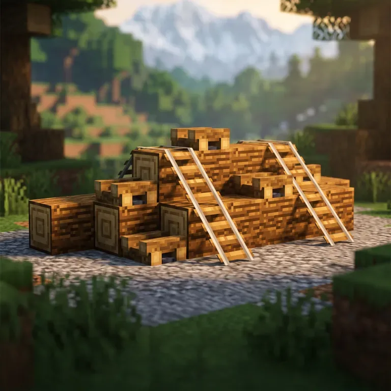 原木堆（Log Pile）建筑教程