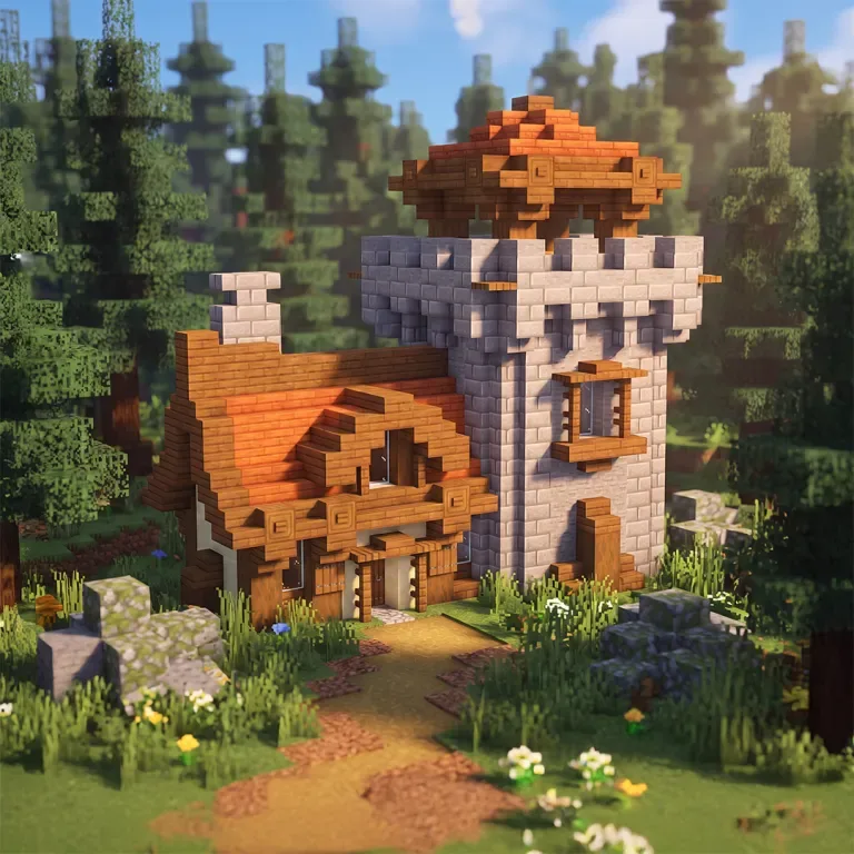 鸦烛镇岗哨屋（Ravenwick Guard House）建筑教程