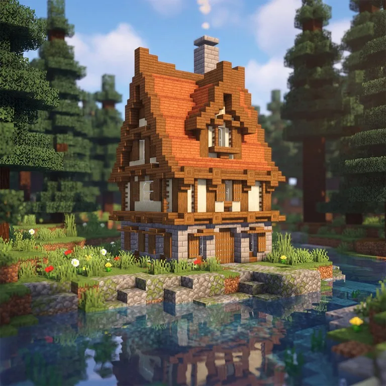 鸦烛镇高山墙屋（Ravenwick Tall Gable House）建筑教程