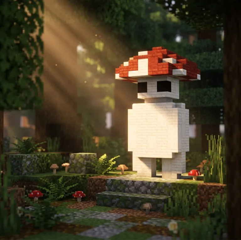 菌人之王（Shroomkin King）建筑教程