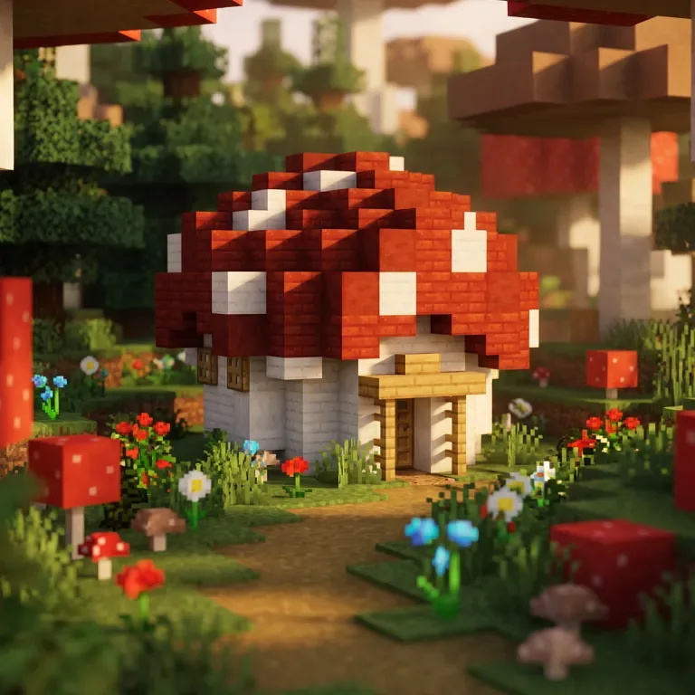 菌人小屋（Shroomkin Small House）建筑教程