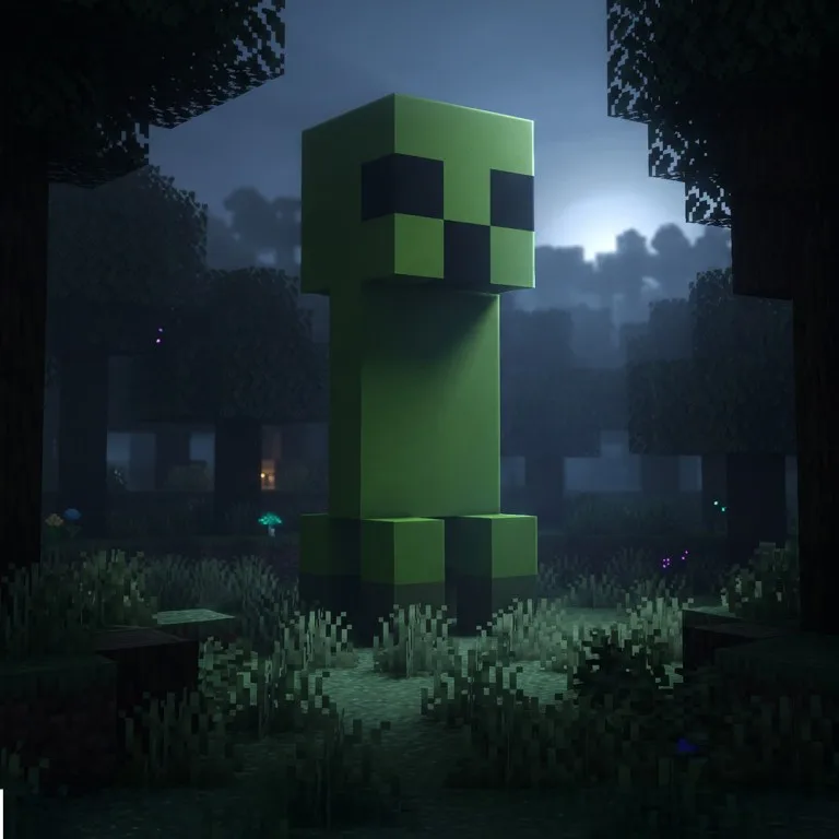 迷你苦力怕（Tiny Green Creeper）建筑教程