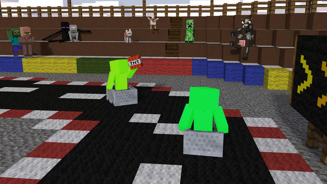 超级我的世界赛车！(Super Minecraft Cart!)