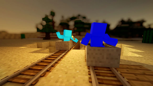 矿车！(Minecarts!)
