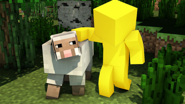 与羊合影(Picture with Sheep)