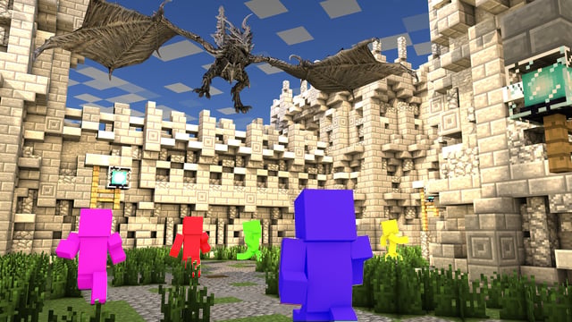 上古卷轴入侵我的世界(Skyrim Invades Minecraft)