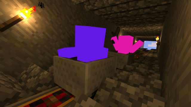 矿车穿越隧道！(Minecarts down a tunnel!)